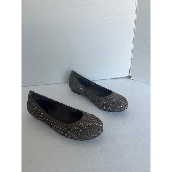 Vionic Spark Willow Taupe Ballet Flat Round Toe Slip On Comfort Shoes Size 6.5 - Picture 2 of 10